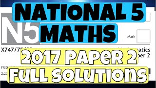National 5 2017 Paper 2