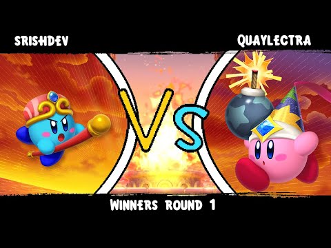 Srishdev (Staff) vs Quaylectra (Gooey/Bomb/Fighter) - Kirby Fighters India Tournament #23