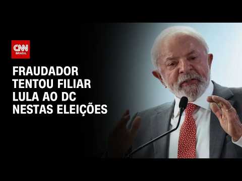 Fraudador tentou filiar Lula ao Democracia Cristã nestas eleições; entenda | CNN PRIME TIME