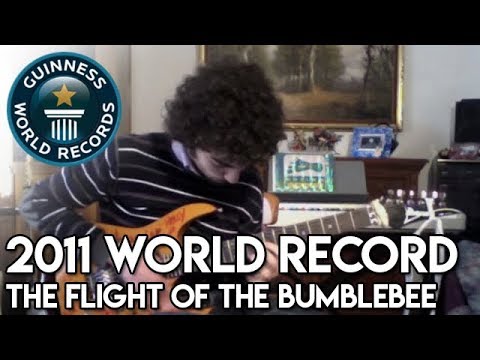 OFFICIAL GUINNESS WORLD RECORD 2011 the flight of the bumblebee (380 bpm) by Vanny Tonon