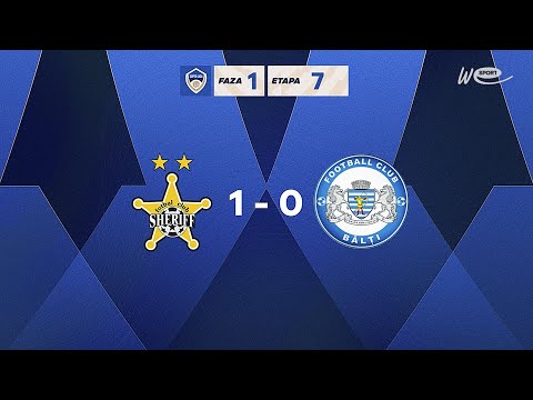 Super Liga. FC Sheriff 1-0 CSF Bălți