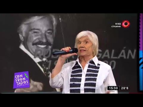 Inés Miguens canta en "Confrontados"