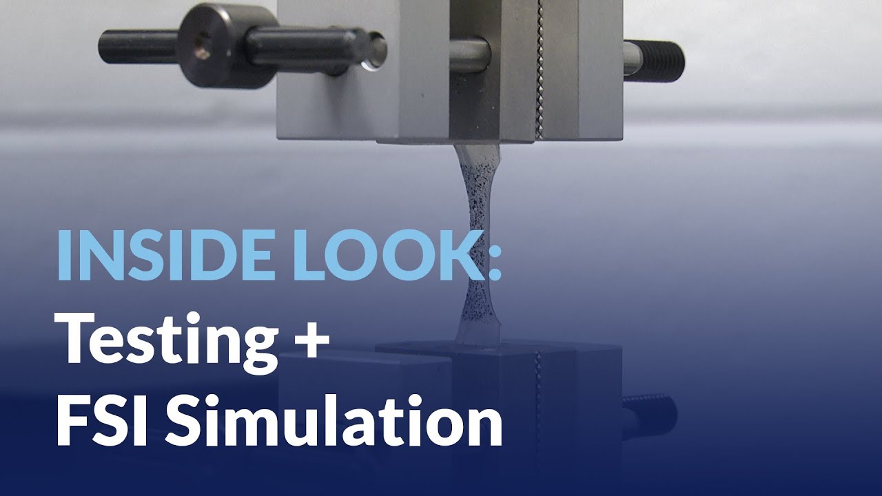 Nonlinear Material Testing for FSI Simulation