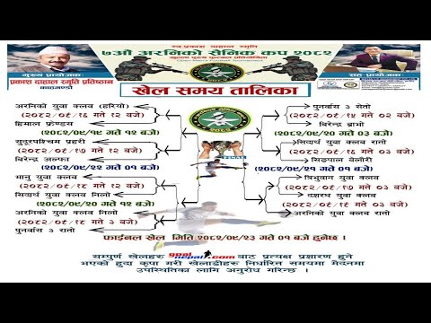 SEMI-FINAL!!SEMI-FINAL!!SEMI-FINAL!!SEMI-FINAL!!We ARE LIVE FROM PUNARBAS , KANCHANPUR-2 🏟️