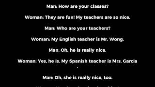 Topic: Talking with a new frend