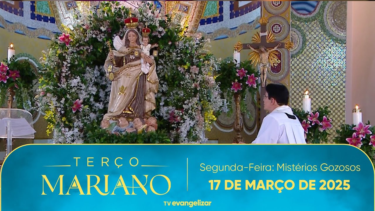 Segunda-Feira: Mistérios Gozosos | 17/03/25 | Terço Mariano com @PadreManzottiOficial