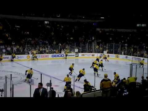 Preds vs. Wild - Pre-game Warmup
