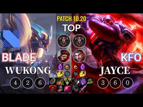 DRX Blade Wukong vs kfo Jayce Top - KR Patch 10.20