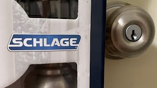 Schlage - how to swap faceplates