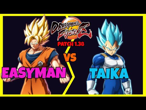 DBFZ PATCH 1.38 - EASYMAN vs TAIKA - (SSJ Vegeta, SSJ Goku, Adult Gohan vs Bluegeta, Janemba, A. 17)