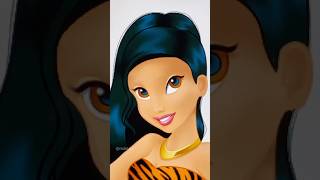 Jasmine’s transformation 🐅 #disney #art #digitalart #shorts