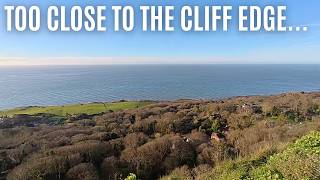 Almost fell off the cliff!