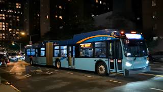 NYCT & MTA Bus: M15 Local / SBS & BM3 Buses via Avenue C in Stuyvesant Town & East Village