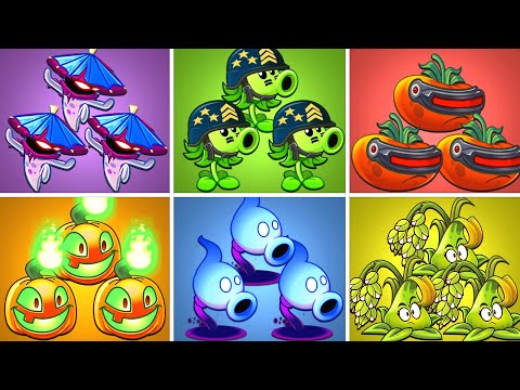 PvZ2 - Random 6 Best Plants Battlez - Who Will Win ?