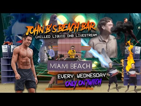 JOHN B DEEP LIQUID DNB LIVESTREAM! (Chilled Drum & Bass Liquid Funk Soulful) LIVE DJ SET [04.08.21]