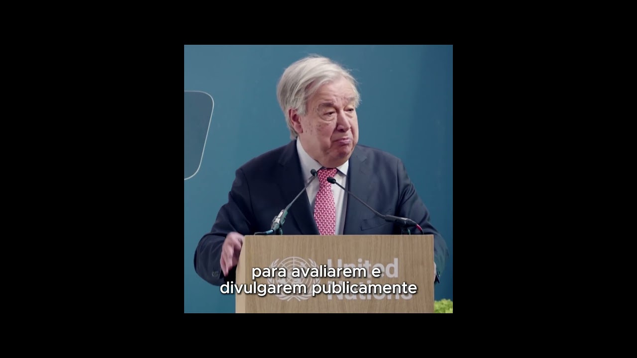 O secretário-geral da ONU na Semana de Ação Climática de Londres 2026