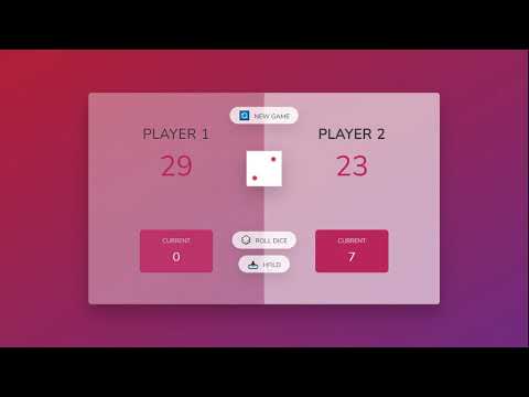 Java Script Pig Game Completed