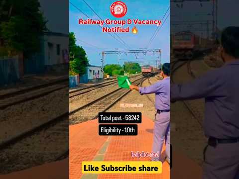 RRB Group d vacancy Recruitment 2025 | RRB Group D syllabus 2025 | #rrb #shortsvideo #shortsfeed