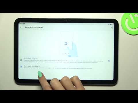 Cambiar la navegación del sistema en NOKIA T20 - poner barra de navegación o usar gestos