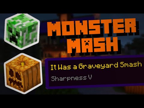 Monster Mash but every line of the song is a Minecraft item