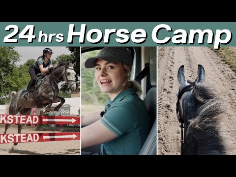 24 Hours Camping with my Horse! This Esme AD