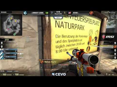Luminosity vs Method Game 2 (CEVO-P CS:GO Season 8) - Latorr & Dust