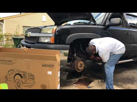 Install OEM Style Fender Flares On Your Chevy Truck For Less Than $50! Avalanche, Silverado & More!!