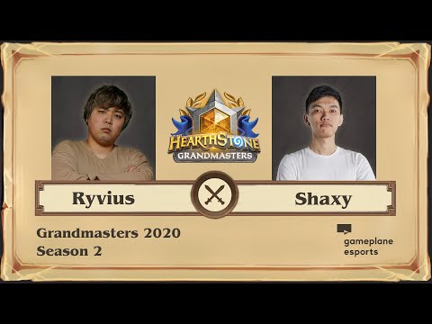 [RU] Ryvius vs Shaxy | Hearthstone Grandmasters Season 2 (27 сентября 2020)