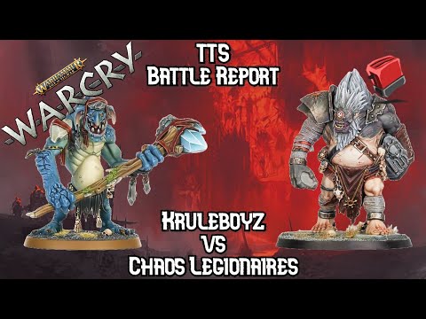 Kruleboyz vs Chaos Legionnaires | Warcry TTS Battle Report
