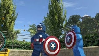 LEGO Marvel Super Heroes (PS4) - Captain America Free Roam Gameplay