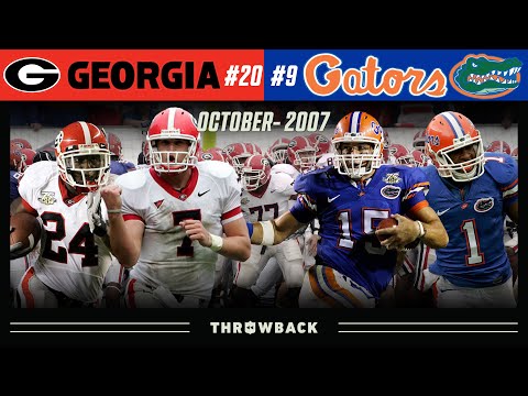 THIS Rivalry Game is Everything! (#20 Georgia vs. #9 Florida 2007, October 27)