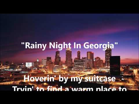 A Rainy Night In Georgia - Rod Stewart