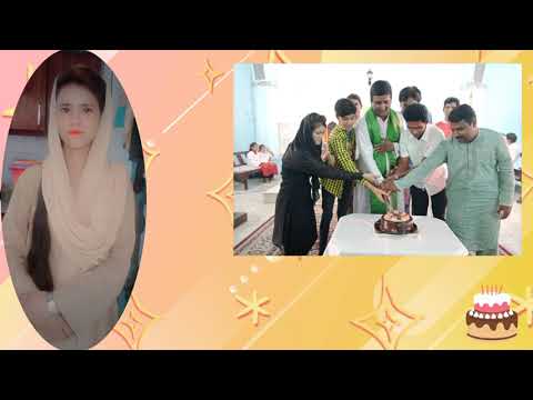 Happy Birthday | Cake Cutting | Birthday cake Father Ashraf Gill with saima Nisar /🥳🥳🎉🎂