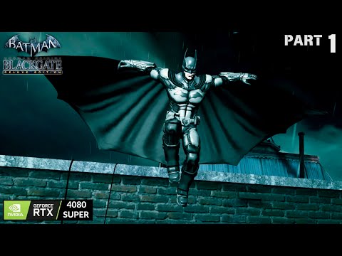 Batman Arkham Origins Blackgate Walkthrough Gameplay Part 1 / RTX 4080 SUPER PC 4K 60FPS