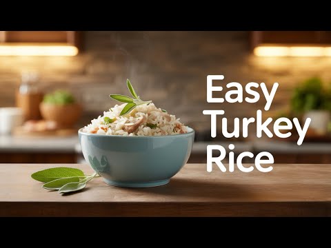 How To Make Tasty Turkey Rice With Just One Pot!