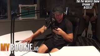 The Pat McAfee Show Simulcast Ep. 72- Nick's Final Thoughts/Accomplishments 9-22-17