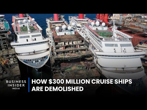 How $300 Million Cruise Ships Are Demolished | Big Business