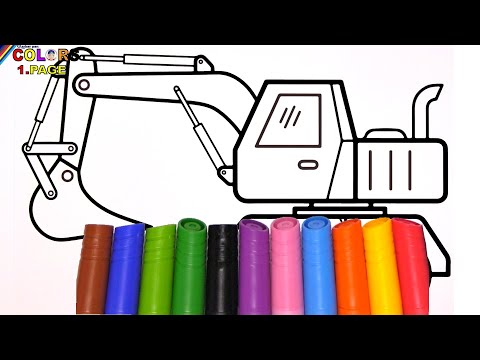 Coloring Pages Excavator