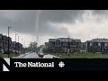 Moment of horror as tornado touches down in Ottawa suburb