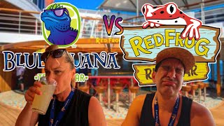 MENU TEST | Blue Iguana vs Red Frog | Battle of the Lido Deck Bars | Carnival Paradise