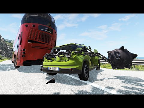 Just Crashes #40 (Giant Flail) - BeamNG Drive