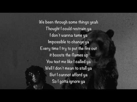 6LACK - Ex calling (Lyrics)