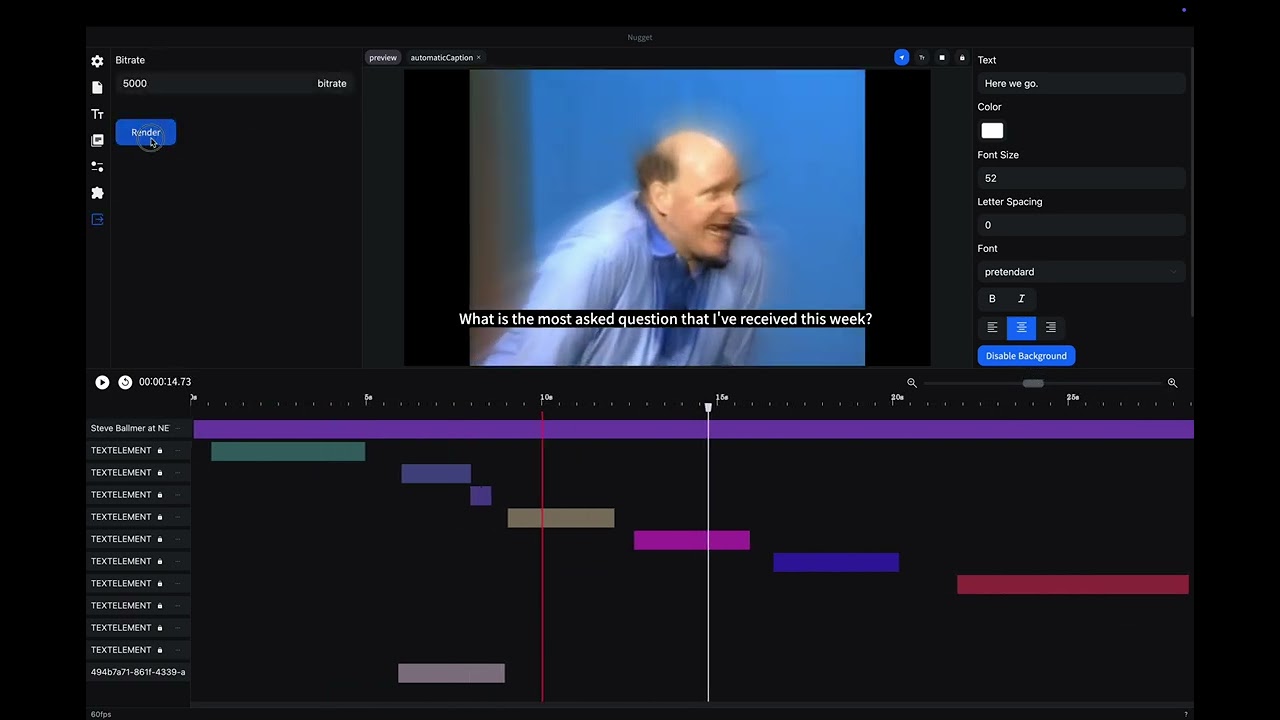 Nugget demo video