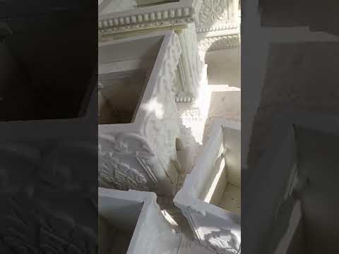 Marble Tulsi Stand Pot