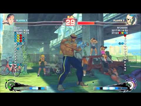 Super Street Fighter 4: Arcade Edition RF (Sagat) vs jyobin (Ryu) - Ranked Match