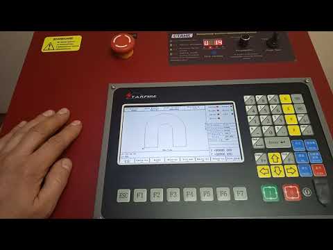 Работа на станке ЧПУ резка газом. Контроллер SF2100