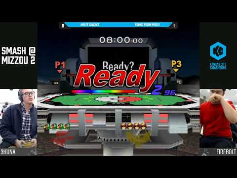 Smash @ Mizzou 2 SSBM - 3Huna (C. Falcon) Vs. Firebolt (Falco) - Round Robin Pools