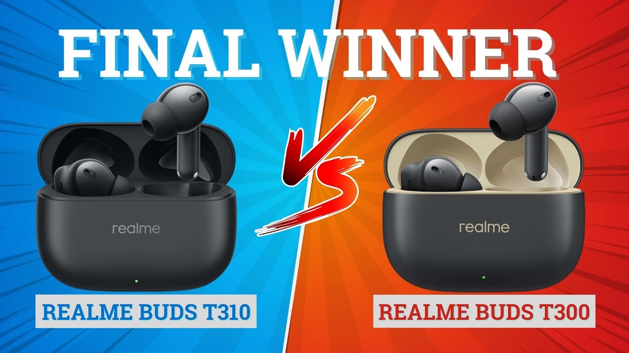 Realme Buds T310 vs Realme Buds T300 🔥 Best for Music, Gaming & ANC⚡️
