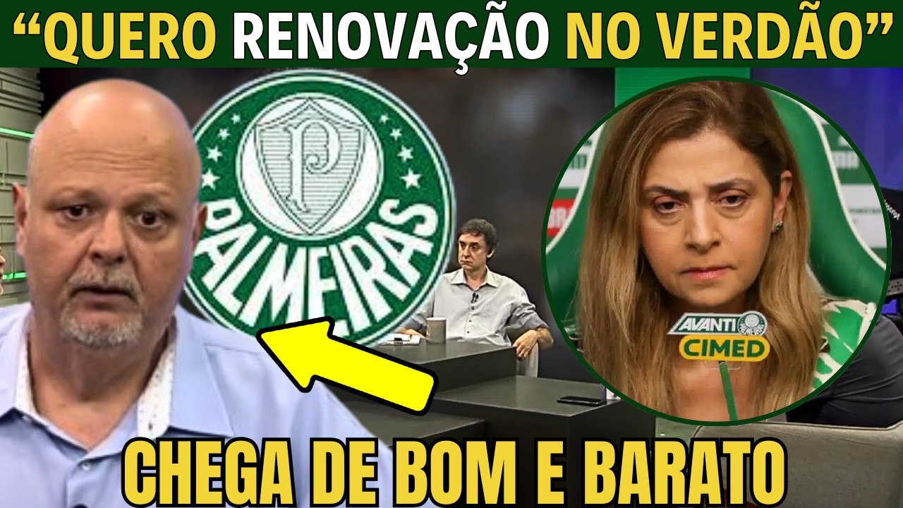 MASSINI PERDEU A PACIÊNCIA E PEDE RENOVAÇÃO NO ELENCO DO PALMEIRAS.