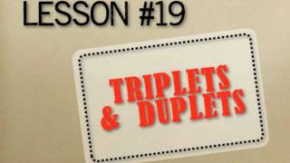 How to Read Music - Lesson 19 - Triplets and Duplets